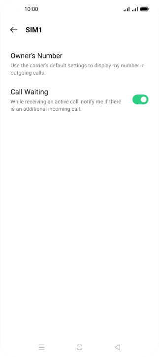 Press Owner's Number.