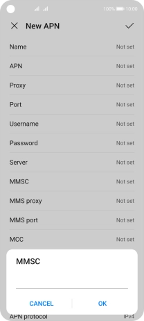 Key in http://mms.vodafone.co.uk/servlets/mms and press OK.