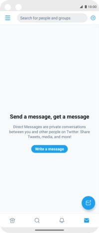 Press the new message icon.