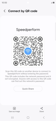 Place the QR code inside the camera frame on the other device to scan the code.
