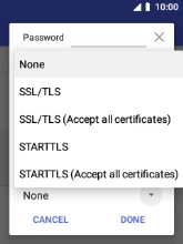 Select None.