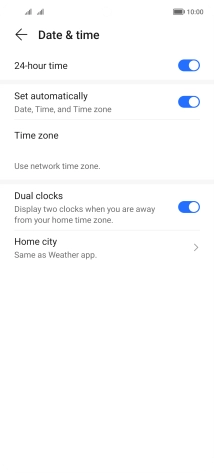 Slide your finger upwards starting from the bottom of the screen to return to the home screen.
