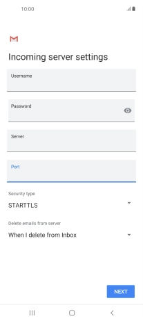 Press the drop down list below 
