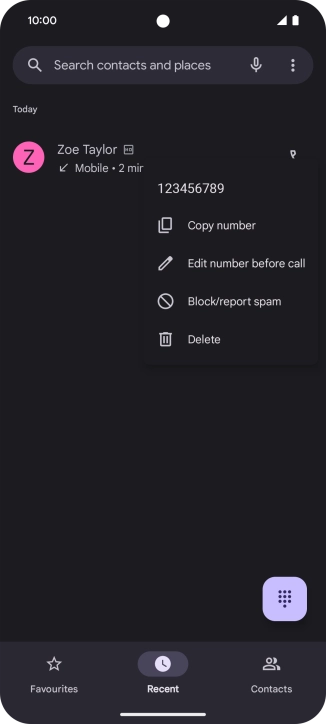 Press Block/report spam.