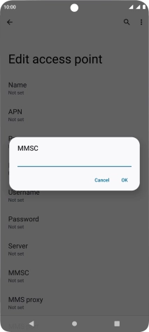 Key in http://mms.vodafone.co.uk/servlets/mms and press OK.