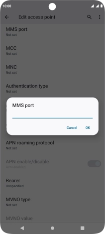 Key in 8799 and press OK.
