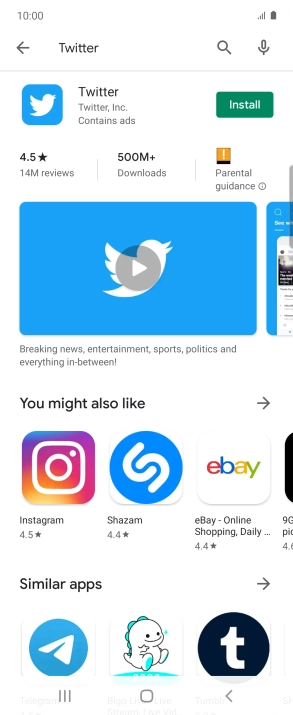 Press Twitter.