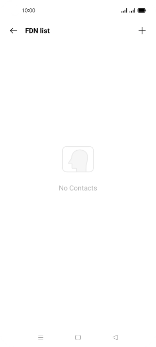 Press the add icon.