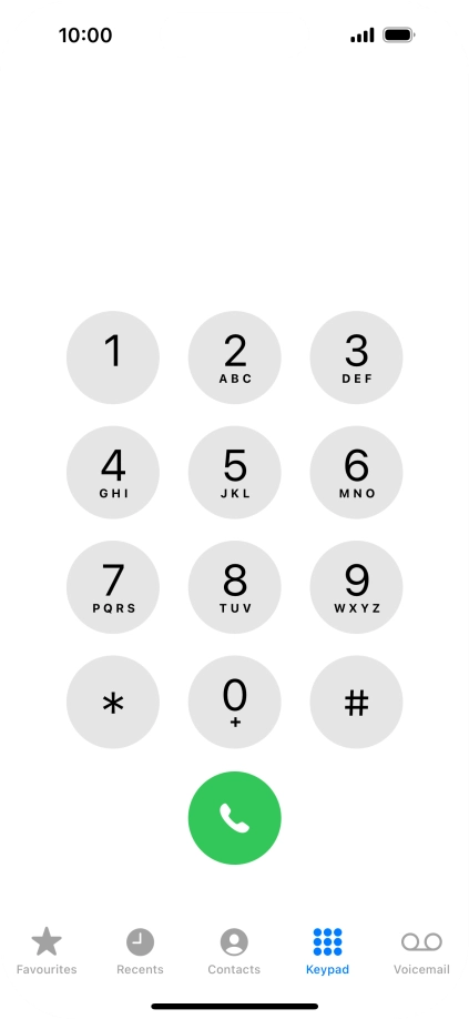 Press Recents.