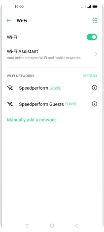 Press Wi-Fi Assistant.