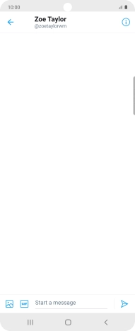 Press the text input field.