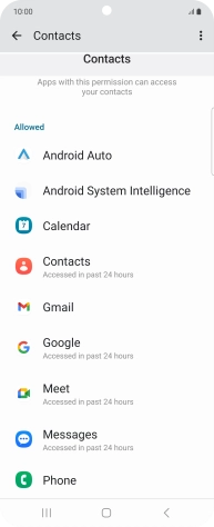 Press the required app.