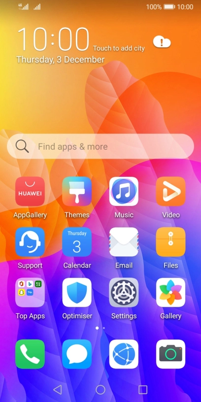 The network mode icon shows the network mode currently used by your phone.