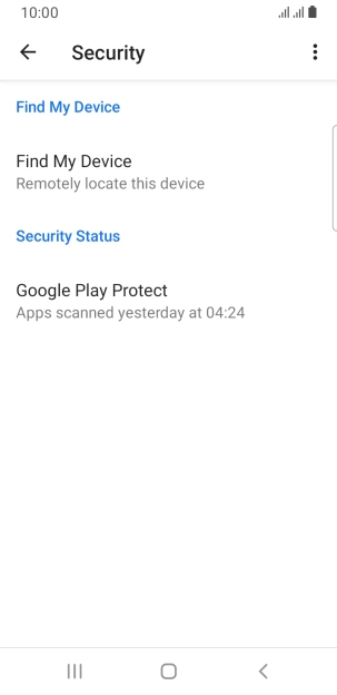 Press Find My Device.