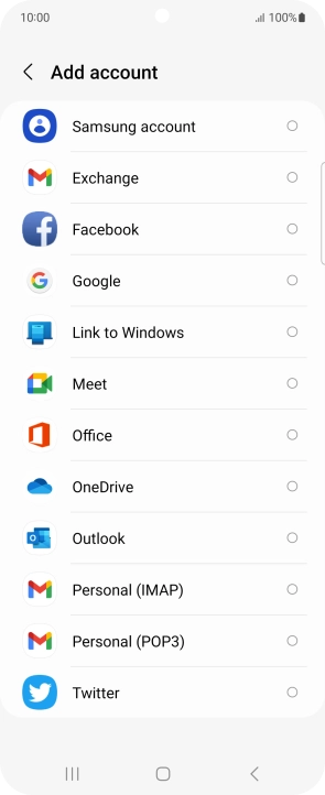 Press Google.