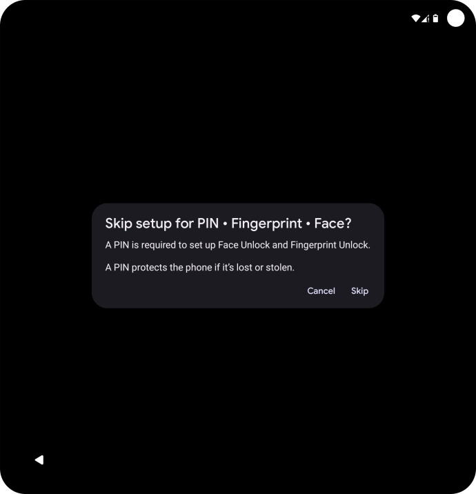 Press Skip.
