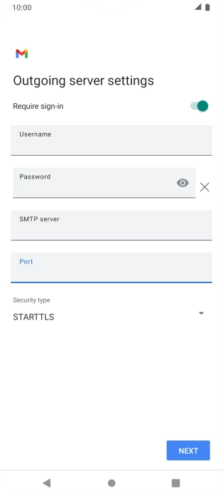 Press the drop down list below 