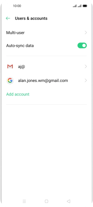 Press the Home key to return to the home screen.