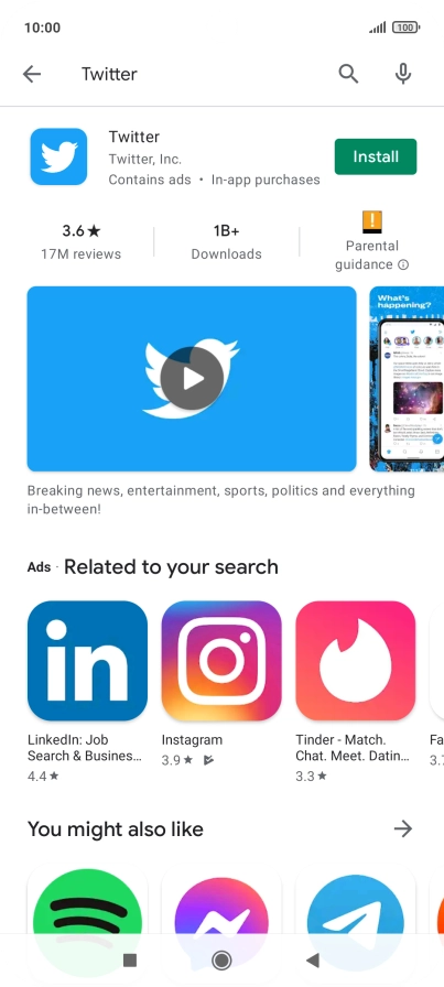 Press Twitter.