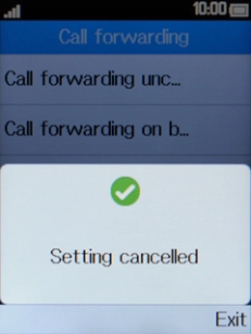 Press Disconnect to return to the home screen.