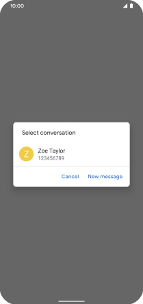 Press New message.