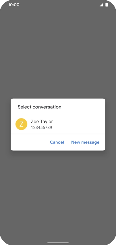 Press New message.