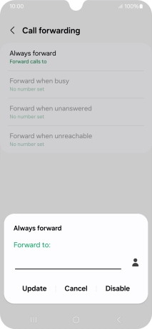 Press Disable.