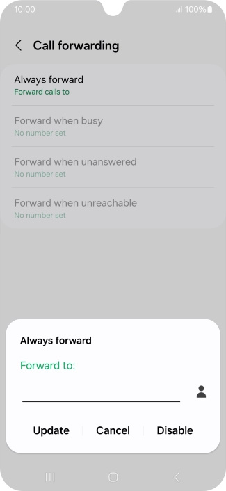 Press Disable.