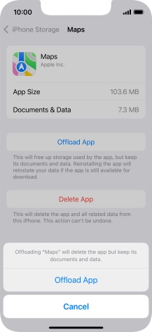 Press Offload App.