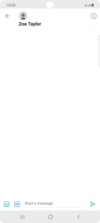Press the text input field.
