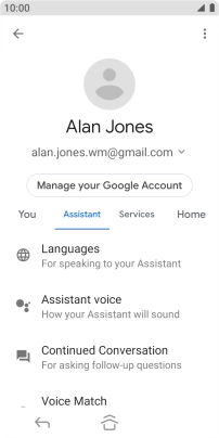 Press Languages.