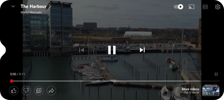 Press and hold the add icon.