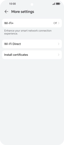 Press Wi-Fi+.