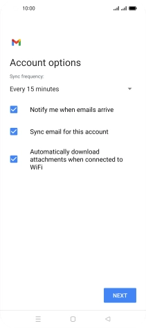 Press the drop down list below 