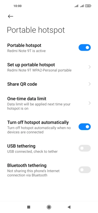 Press the Home key to return to the home screen.