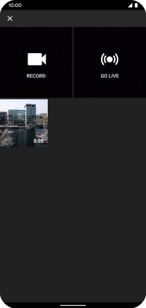 Press the required video clip.