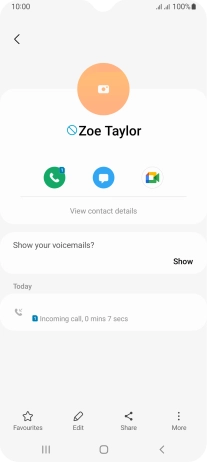 Press the Home key to return to the home screen.