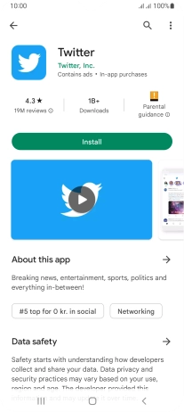 Press Install and follow the instructions on the screen to install the app.