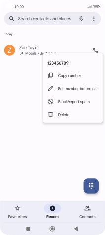 Press Block/report spam.