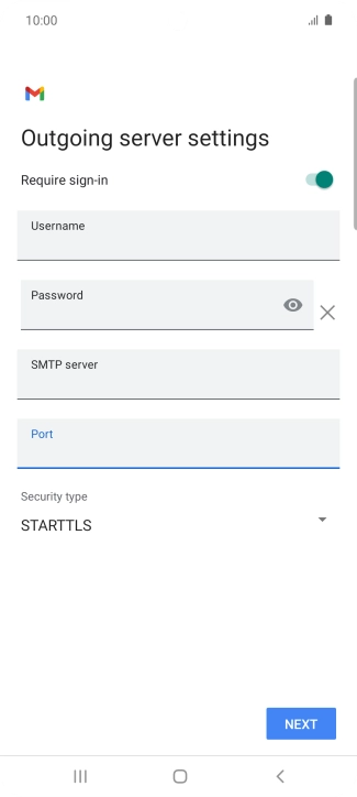 Press the drop down list below 