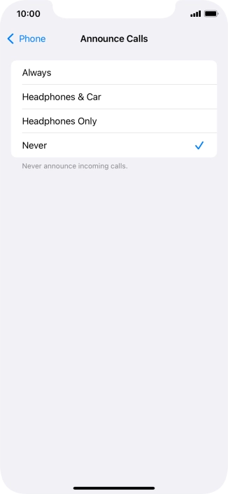 Press Always to turn on the function when silent mode is turned off.