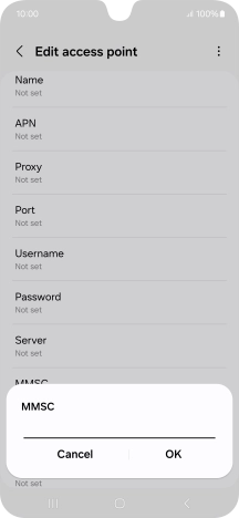 Key in http://mms.vodafone.co.uk/servlets/mms and press OK.