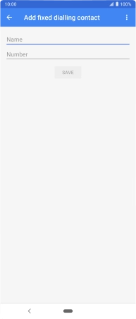 Press Name and key in the required name.