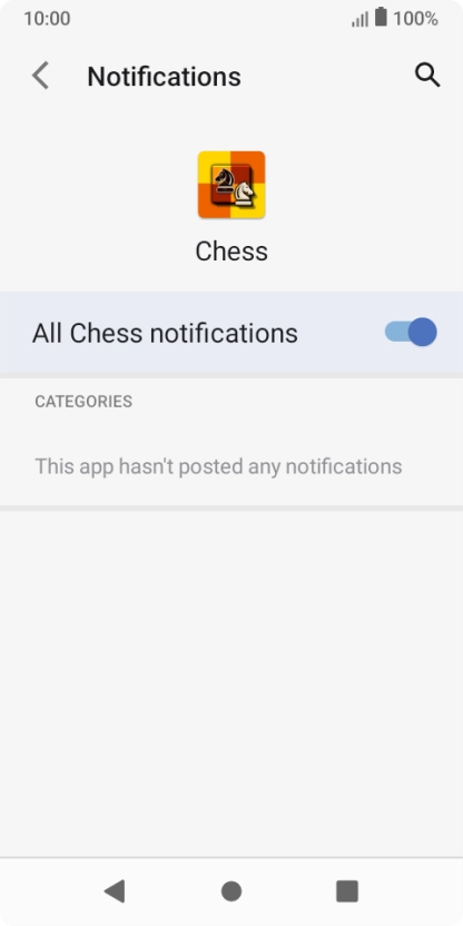 Press the indicator below the name of the app to turn the function on or off.