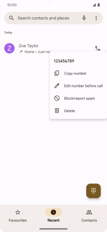 Press Block/report spam.