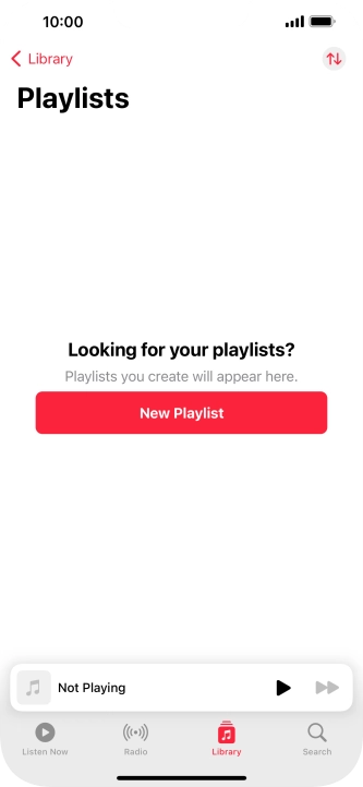 Press New Playlist.