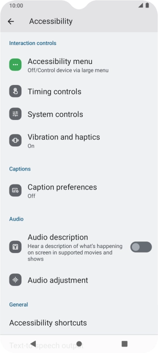 Press the required category below 