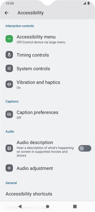 Press the required category below 