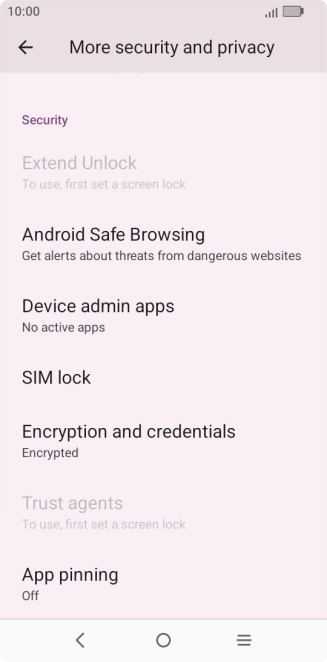 Press SIM lock.