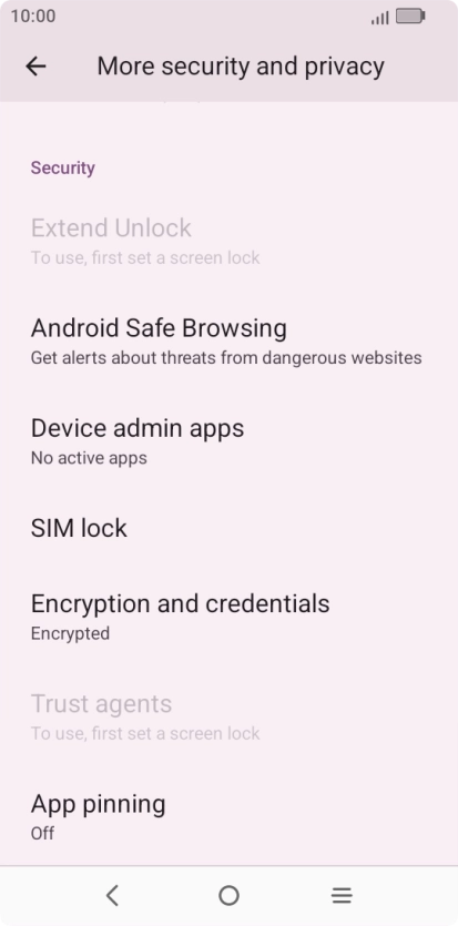 Press SIM lock.